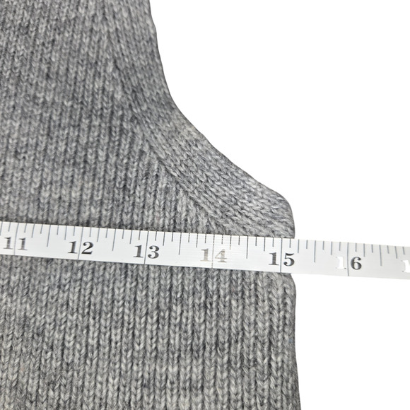 Kaufman Franco Womens Large Sweater Sleeveless Turtleneck Zipper Back Alpaca - Picture 10 of 13